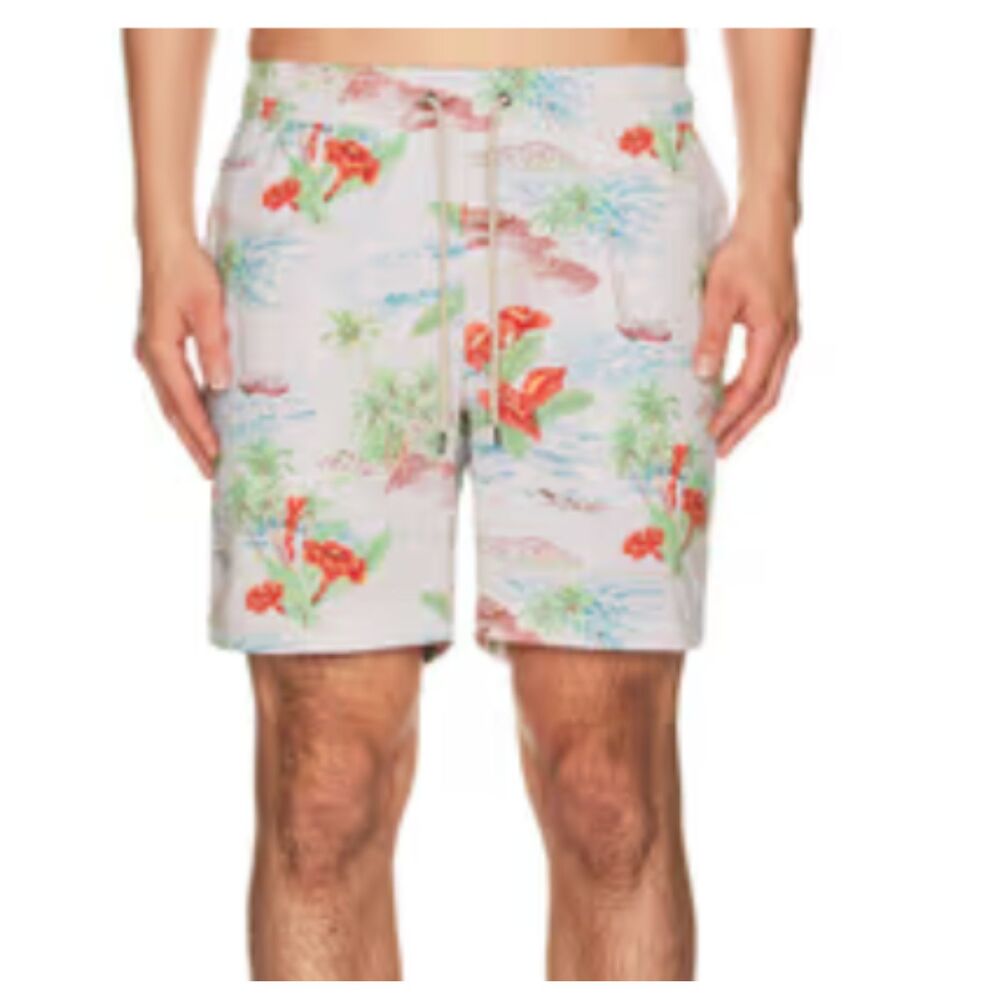 Faherty Men's Beacon Swimming Trunks Sz Med